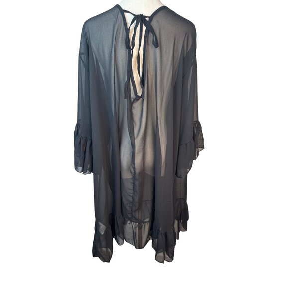 2/$25 NEW Shein Sheer Oversized Cover-Up With Tie Back - One Size - Picture 11 of 14